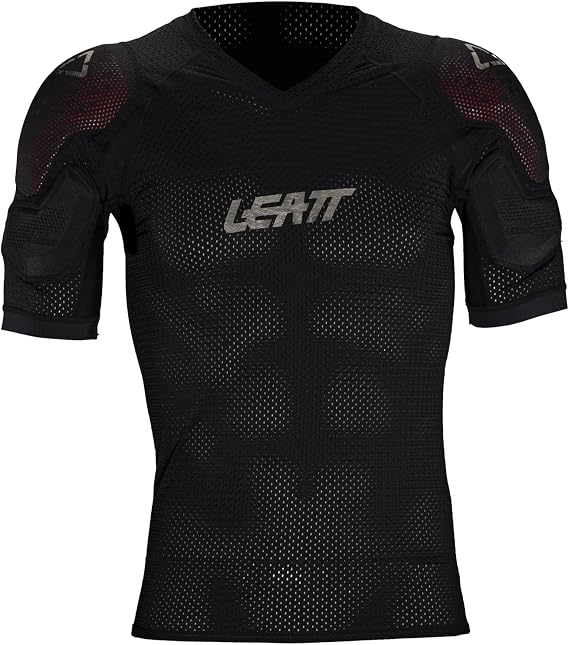Leatt Shoulder Tee 3DF AirFit Lite Evo Black (US, Alpha, XX-Large, Regular, Regular)