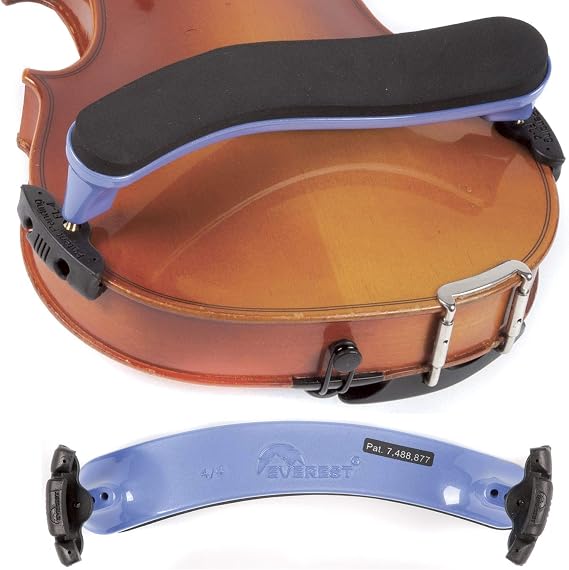 Everest ES4PU ES Series 4/4 Violin Adjustable Shoulder Rest - Purple