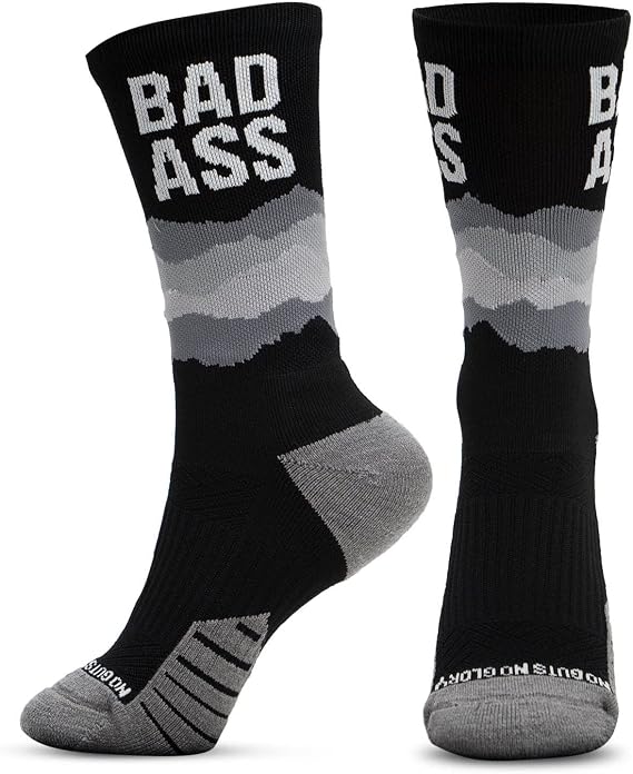 Gone For a Run Inspirational Mid-Calf Running Socks - Socrates - Women