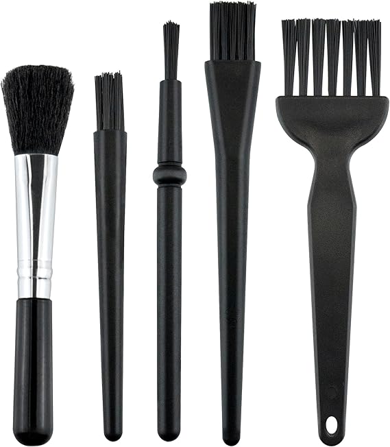 5 PCS Mini Keyboard Brushes, Anti-Static Brush for Small Spaces