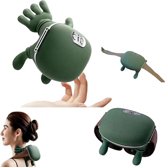 Neck &Shoulder Massage Master - Shiatsu Kneading with Heat, Deep Tissue Relief, Quiet Comfortable, Suitable for Men & Women