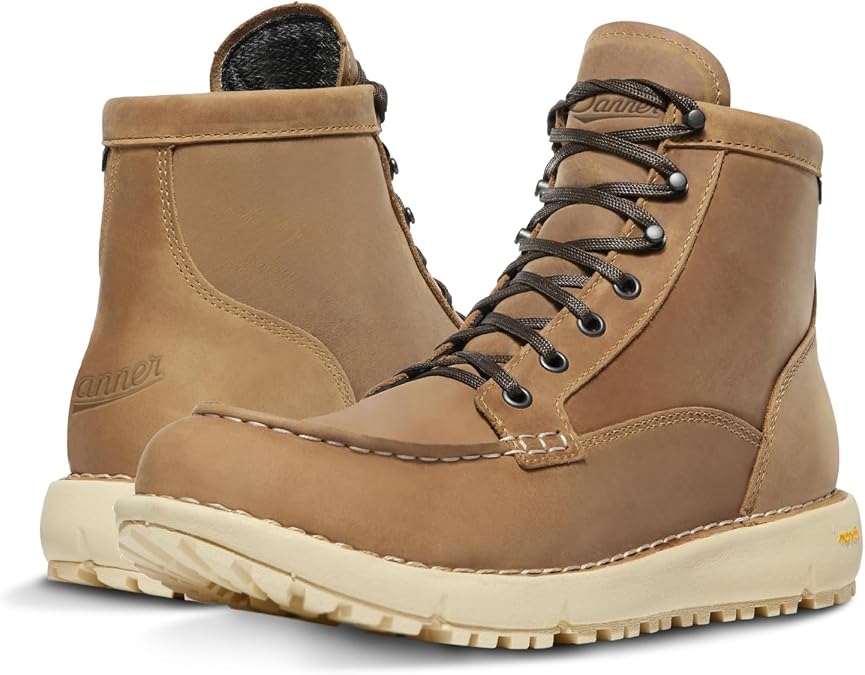 Danner Mens Logger 917 Waterproof Moc Toe Work Boots