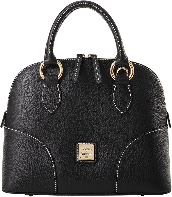 Dooney & Bourke Handbags for Women, Leather Domed Satchel Handbag Strap
