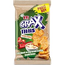 Eti Crax Thins Tatlı Biberli Ekşi Kremalı Kraker 110 g