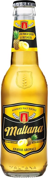 Maltana Ananas Aromalı Alkolsüz Malt İçecek 250 ml