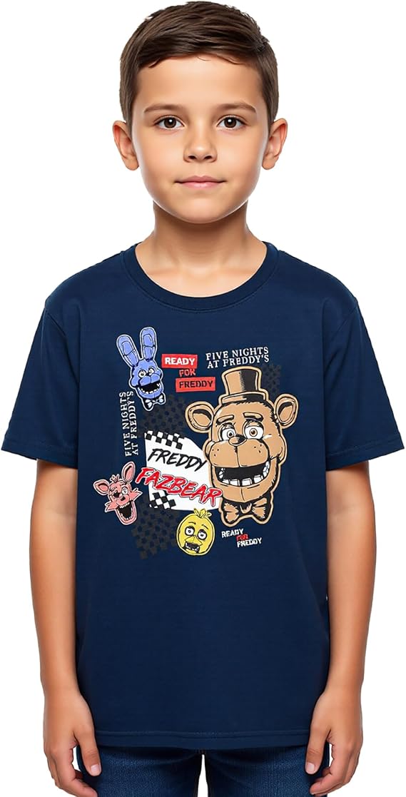 Five Nights At Freddy's Shirt Boy's Ready for Freddy Short Sleeve Tee