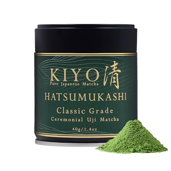Kiyo Matcha Classic Grade Hatsumukashi Ceremonial Uji Matcha, 40g/1.41oz