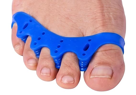 Toe Separators Soft Gel Toe Spacers for Alignment, Stretching, Yoga and Everyday Foot Comfort (Small/Medium)