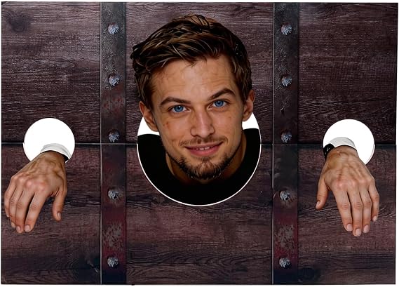 Medieval Party Decorations, Stockade Photo Prop