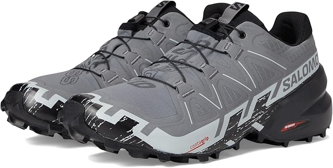 Salomon SPEEDCROSS 6 L41738000 QS/BP Trail Running Shoes, Men's 10.4 inches