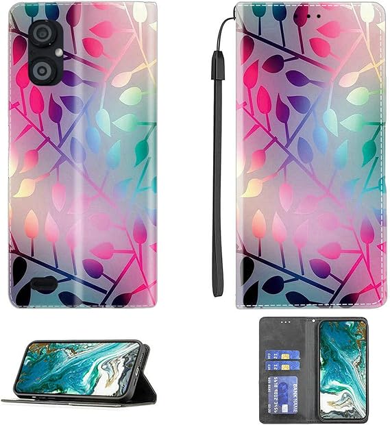 Aroepurt Case for Nuu A23 Plus S6304l Case Compatible with Nuu A23 Plus Phone Case Cover PU Leather Kickstand Magnetic Wallet Case CPT15