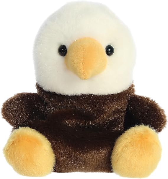 Aurora Palm Pals 5" Murphy Bald Eagle Adorable Plush | Bean-filled understuffed bodies with collectible personalities