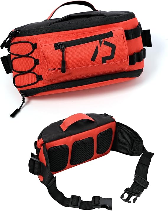 RIDEIRON Fanny Pack, Motorcycle Waist Bag