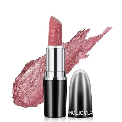 Likesing 1 Piece Glitter Lipstick Set Lip Gloss 24 Hour Hold Matte Lipstick Lip Gloss Long Lasting Lipstick Pink Red Nude Lip Balm Make-Up Women Lip Gloss Gift (11 1)