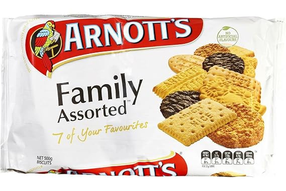Arnotts Family Assorted 500g