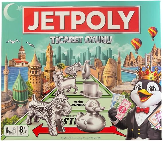 Jetpoly Ticaret Oyunu - Eğlenceli Emlak ve Yatırım Strateji Oyunu