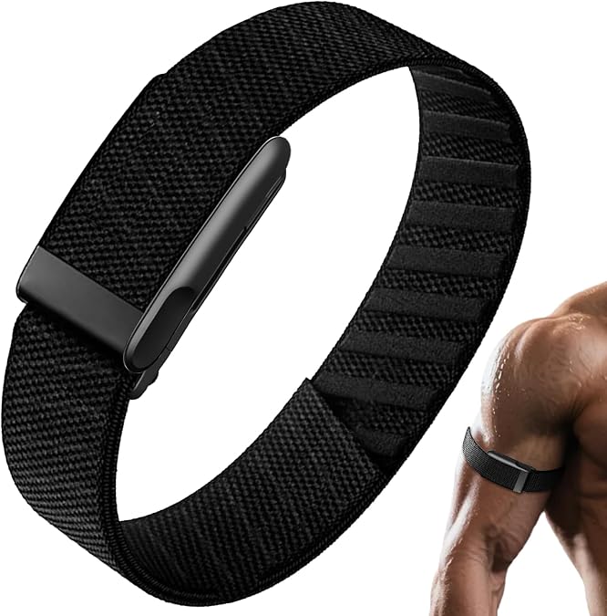 Nylon-Bicep-Bands for Whoop 5.0 One/Peak/MG/Life Elastic Band - Adjustable Breathable Replacement for Whoop 5.0 Arm/Ankle Bands,Soft,Durable(Not for Whoop 4.0)