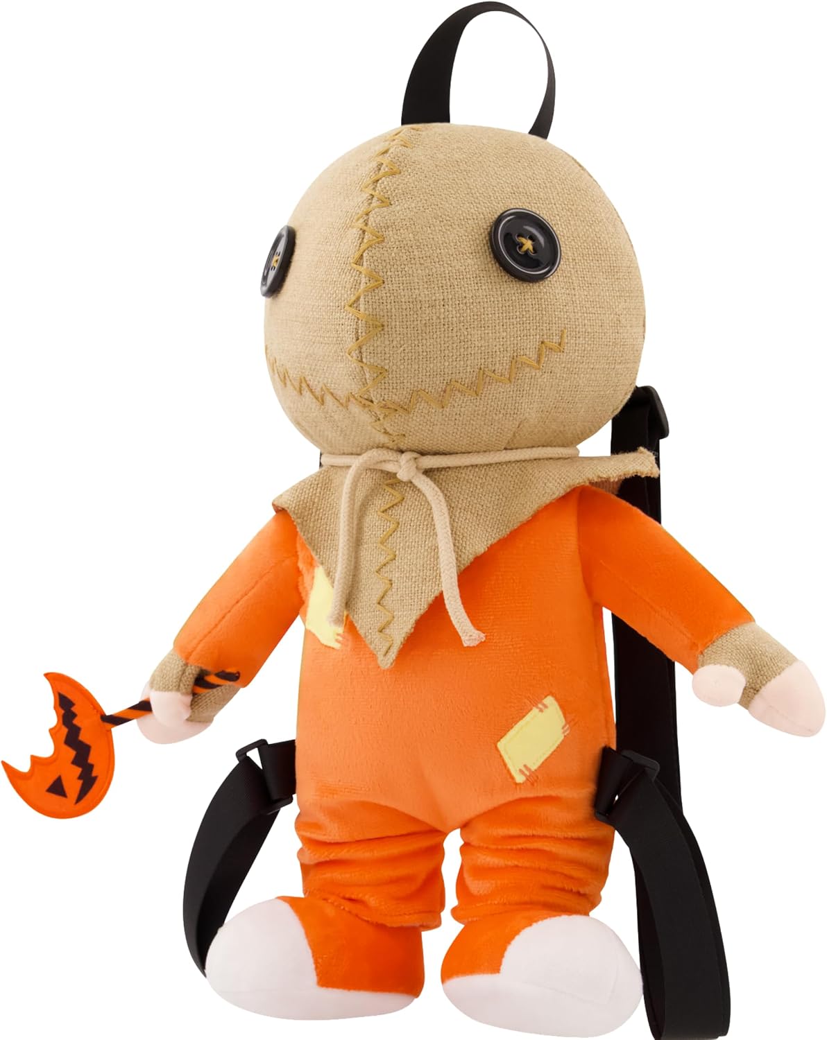 Concept One Trick r Treat Mini Backpack, Sam Plush Small Travel Bag Purse for Men and Women, Adjustable Shoulder Straps, Multi, 16 Inch