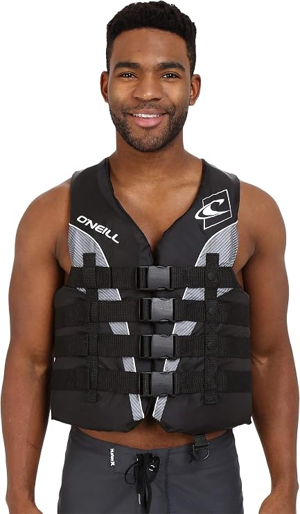 ONeill Mens SuperLite USCG Approved Life Vest Lightweight Mens Life Jacket for Boating, Wakeboarding, Waterskiing & Your Favorite Water Activities