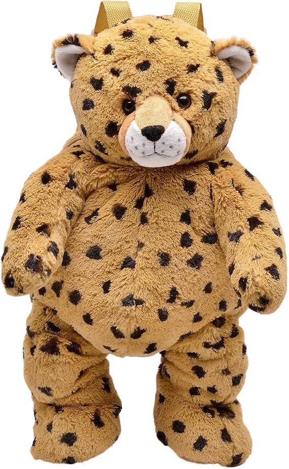 Unipak 16" Cheetah Plush Backpack