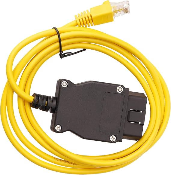 Enet RJ45 Cable,Ethernet Cable RJ45 ethernet Connector Tools to OBDII Interfaces Cable Car Diagnostic Coding