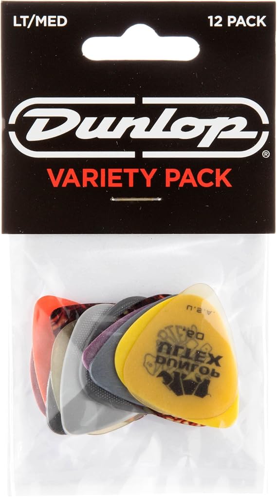 Jim Dunlop Guitar Pick LT/MD Variety Pack - 12 Pack