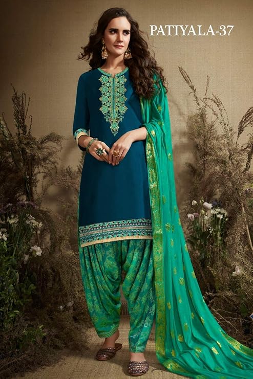 Punjabi Patiala Salwar Kameez Womens Indian Dress Ready to wear Salwar Suit Indian Dress Ready to wear Salwar Suit