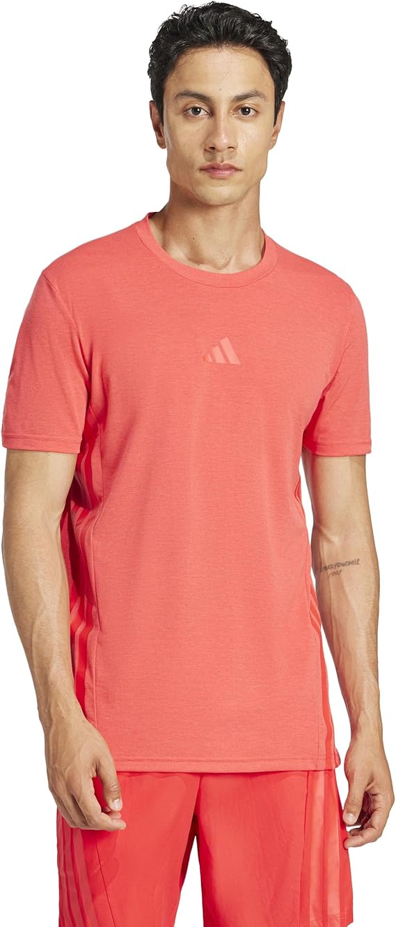 adidas Men's Designed for Training 3-Stripes T-Shirt