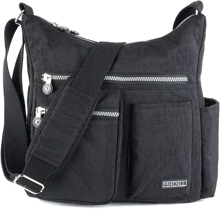 MHCNLL Crossbody Bag with Anti Theft RFID Pocket - Women Lightweight Water-Resistant Purse