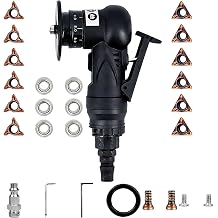 Pneumatic Chamfering Machine, Handheld Air Tool, Tungsten Carbide Cutter, 0.004-0.06 in Adjustable