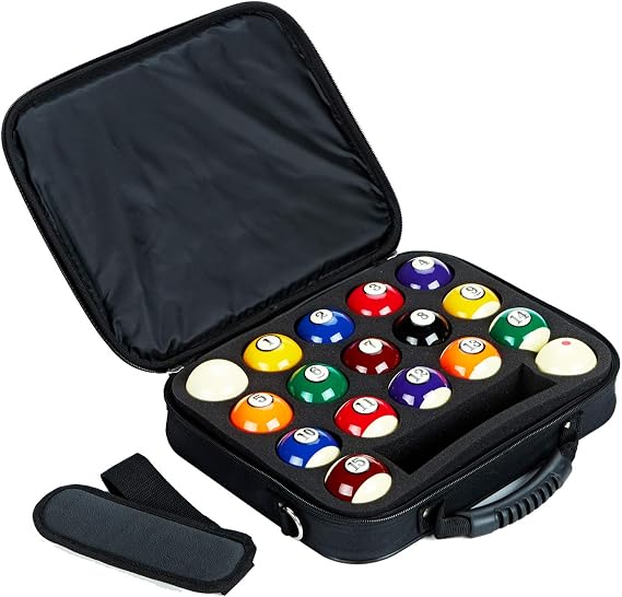 Collapsar Pool Balls Carrying Case Fit 17 PC 2-1/4'' Billiards Ball Set