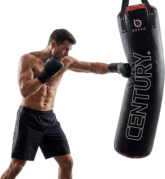 Century Brave Hanging Punching Bag | 70lb Training Bag | Made in The USA | Hanging Boxing Bag for MMA, Karate, Judo, Muay Thai, Kickboxing, Self Defense Training for Training at Home or Gym