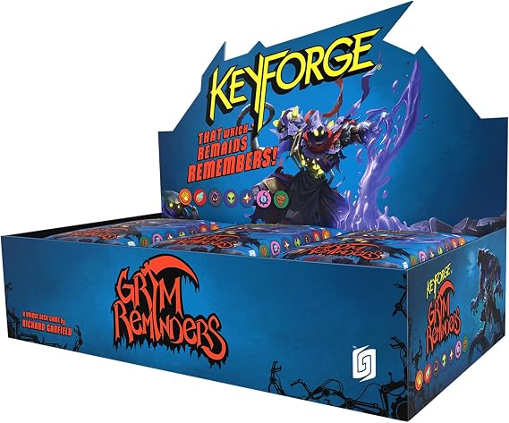 Ghost Galaxy KeyForge: Grim Reminders Archon Deck Display - 12 Unique Decks, Introduces House Geistoid, New Effects & Icons, Made