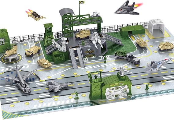 Toy Soldier for Boys - Battle Adventure Play Map | Play Figure Playset | Construction, Adventure, Battle, Kids, Men, Christmas, Toddler, Play, Outdoor, Indoor, Party, Holiday