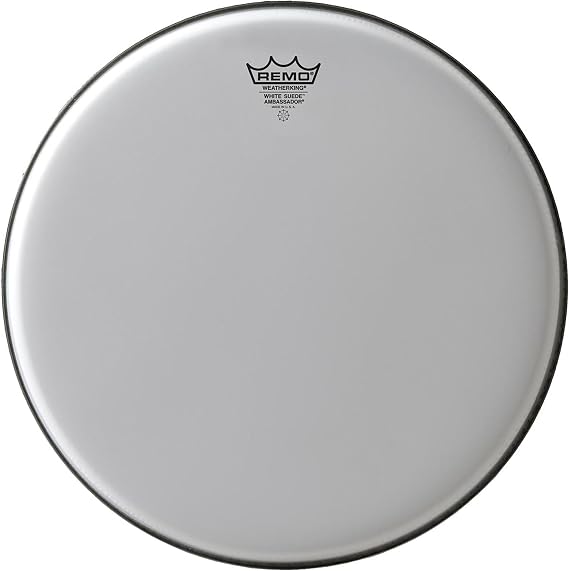 Remo BA0814-WS White Suede Ambassador Drum Head - 14-Inch