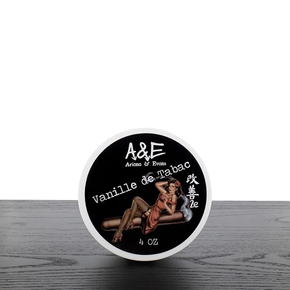Ariana & Evans Shaving Soap, Vanille de Tabac K2e