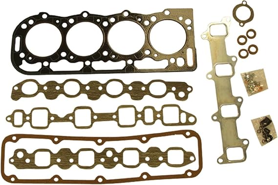 Complete Tractor 1109-1204 Head Gasket Set Compatible with/Replacement for Ford Holland Tractor 256 Di - Head Gasket Set