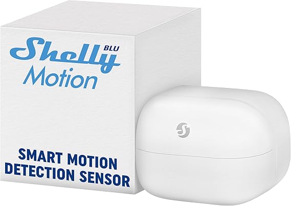 Shelly Blu Motion | Bluetooth hareket ve lüks sensörü | Ev otomasyonu | Alexa ve Google ile uyumlu | iOS Android uygulaması | 9 metreye kadar menzil