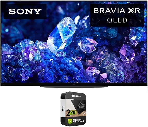 Sony XR42A90K Bravia XR A90K 42 inch 4K HDR OLED Smart TV Bundle with Premium 2 YR CPS Enhanced Protection Pack