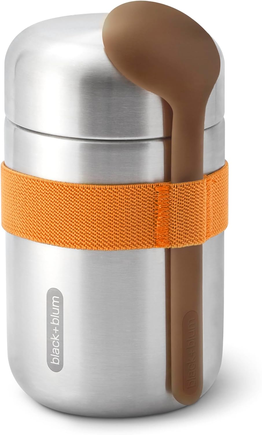 BLACK  BLUM Food Flask, Stainless Steel, Orange, 400ml