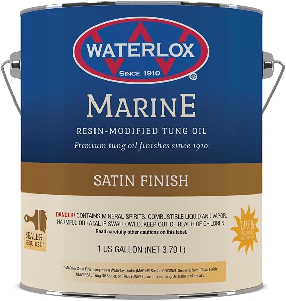 Waterlox Marine Satin Finish, 1 Gallon