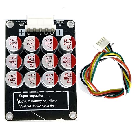 4S 5A 3S Active Equalizer Lifepo4 Lipo Lto Lithium Whole Group Balancer Active Battery Energy Transfer Equalization Capacitor