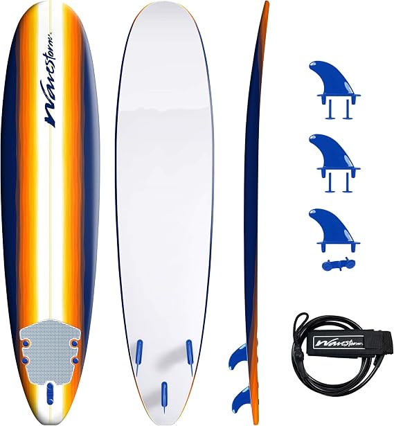 Wavestorm 8ft Classic Longboard Surfboard
