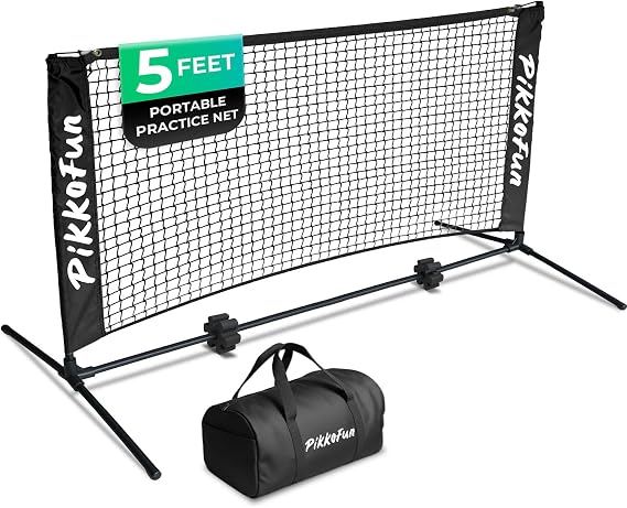 Mini Pickleball Net, 5 FT Portable Dink Practice Net