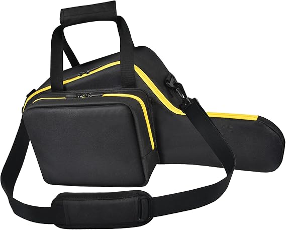 Bag Compatible with DEWALT 20V MAX Pruning Chainsaw 8 Inch Bare Tool (DCCS623B), Also Fit for BITOON/ for RYOBI ONE+ HP Brushless Mini Chainsaw, Cordless Kit Case Hold battery and Charger (Box Only)