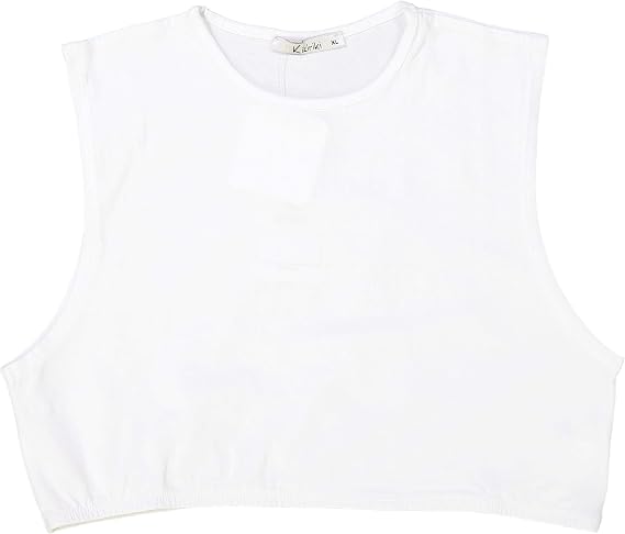 KIKI RIKI Womens Cotton Sleeveless Crop T-Shirt/Shell 14915