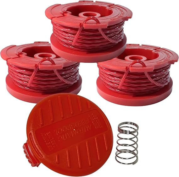 Replacement CMZST080 Spool & Cap for CMCST915C1, CMCST930P1 String Trimmer | For Craftsman CMCST930P1 Type 1 V20 RP Cordless String Trimmer CMCST910M1 , CMCST910B CMCST910 CMCST915C1, GR_5055 CMCK497P1