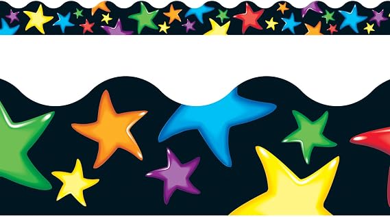 TREND enterprises, Inc. Gel Stars Terrific Trimmers, 39 ft