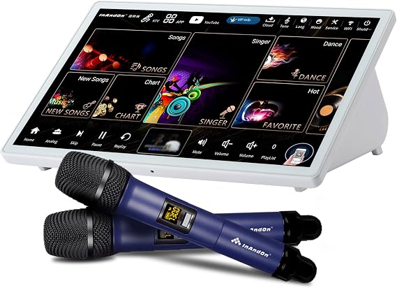 InAndOn Karaoke Machine for Adults: Karaoke Players with 15.6" Touchscreen