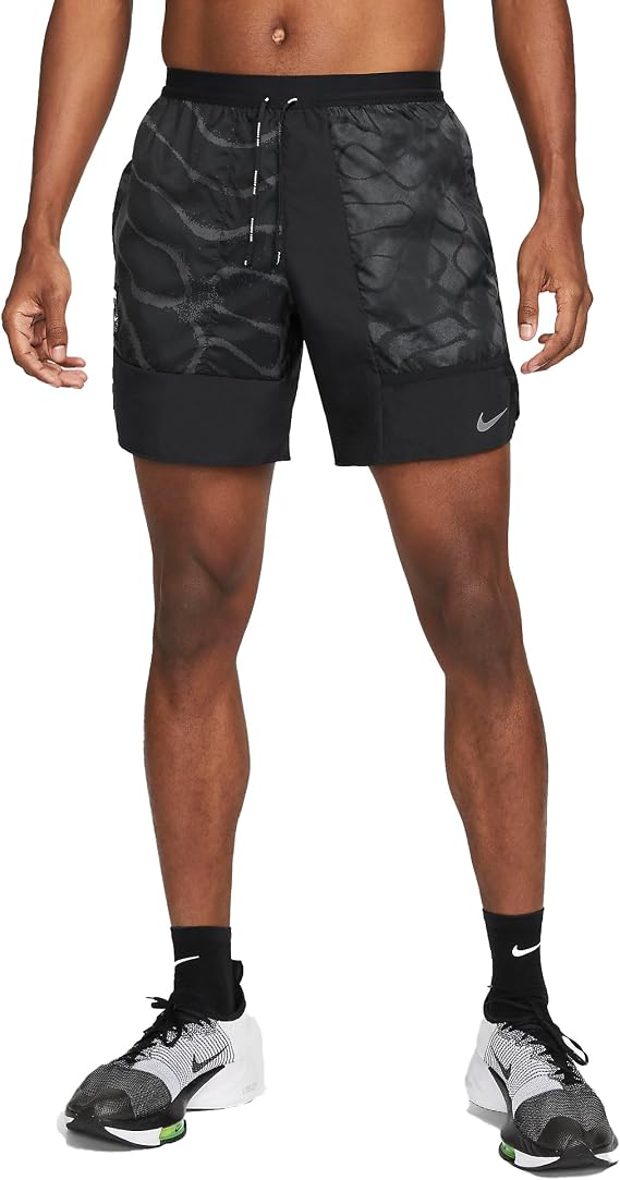 Nike Dri-FIT Wild Run Men's 7" Unlined Running Shorts (as1, Alpha, l, Regular, Regular, Black)
